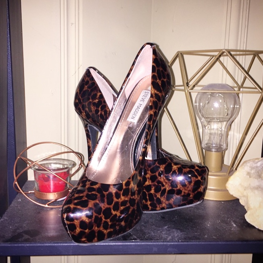 Steve Madden Animal Print Heels/Pumps